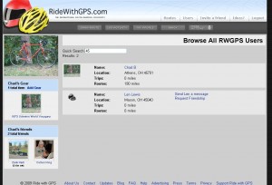 bicyclinggpssearch Searching by zipcode is not intuitive