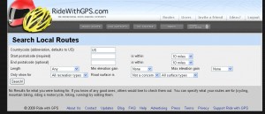 bicyclingroutepssearch Route search is very powerful